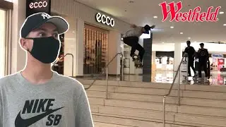 Skateboarding Inside The Mall!