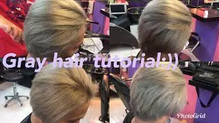 GRAY HAIR COLOR TUTORIAL | METALLIC GRAY (TAGALOG)