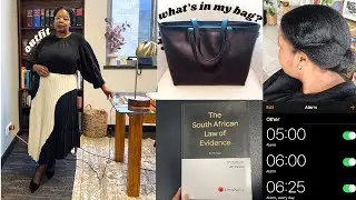 Day In The Life of an Advocate: Simple Day in Chambers + What's In My Bag | Loyiso Makapela