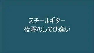The Red Lanterns (夜霧のしのび逢い) Steel Guitar