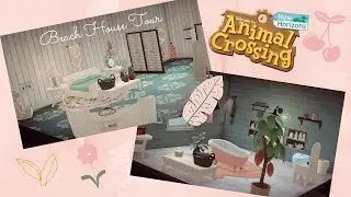 Animal Crossing 'Beach House' tour | Animal crossing New Horizons | Sarah Geary