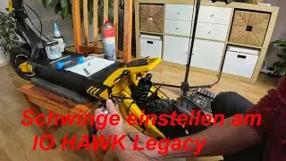 Schwinge einstellen am IO HAWK  Legacy
