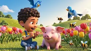 Un Cerdito de Minecraft Corri&oacute; por un Prado | Canciones Infantiles y Rimas para Ni&ntilde;os