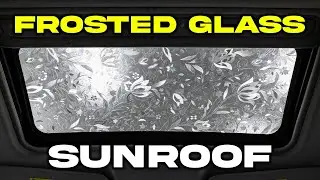 How To STAINED GLASS Your Car Sunroof (EASY)