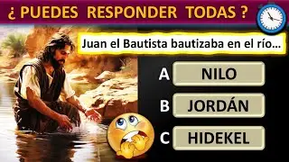 50 Preguntas Bíblicas para evaluar tu conocimiento🔥#testbíblico