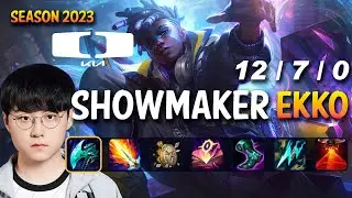 DK Showmaker EKKO vs AZIR Mid - Patch 13.12 KR Ranked