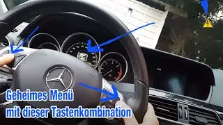 W204 C Klasse geheimes Men&uuml; Spannung Fahrgestellnummer Softwareversion auslesen