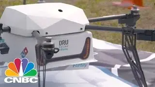 Domino's First Company To Deliver Pizza By Drone | CNBC
