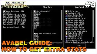 Guide #3 : How to get Extra Status - Avabel Online