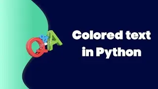 Print colored text in python