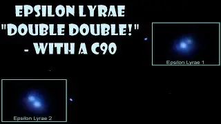 Двойная двойная звезда Эпсилон Лиры с Celestron C90