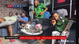 Nigeria 2-0 Algeria highlights/watch along WE ARE PROUD OF YOU  🦅 