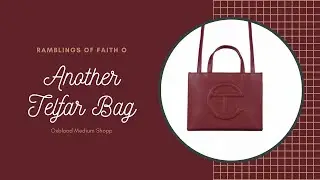 Oxblood Medium Shopping Bag ┃ Another Telfar Unboxing