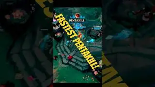 Fastest Pentakill by Samira  #lol #leagueoflegends #leagueoflegendswildrift #gamingshorts #shorts