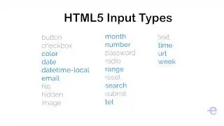 HTML - New Form Input Types