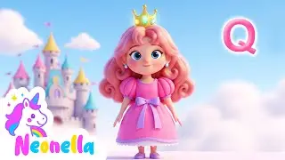 Letter Q Phonics Song | Q for Queen | ABC Song for Kids | @NeonellaKids Nursery Rhymes & Kids Song