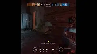 Twitch Acog wallbang on old Themepark - Rainbow Six Siege Crystal Guard #Shorts