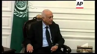 Head of Arab League arrives in Baghdad; meets Zebari, al-Maliki
