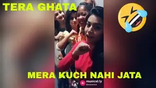 Roasting Musically Isme Tera Ghata | 4 Viral Girls Tera Ghata | DOUBLE MEANING