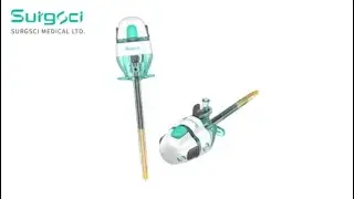 Dialating Disposable Trocar with Blade for Laparoscopic Surgery 5mm