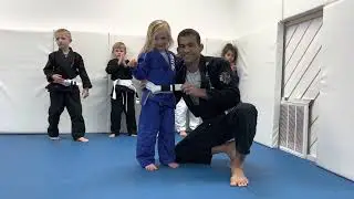 Lillian's First Stripe at Unity Jiu Jitsu GR
