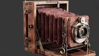 3D Vintage Camera &ndash; AAA Prop Design by AAA Game Art Studio