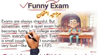 The Funny Exam | Learn English Grammar and Vocabulary Through Stories | AExplains
