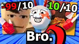 I Let My Little Brother Rate RecTubers in Rec Room...