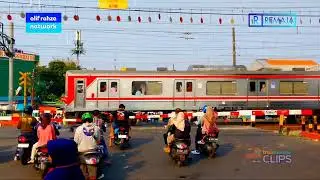 Saking panasnya, KRL JR 205-43 full gorden padahal didalem dingin banget | TRAIN HUNTER SPECIAL