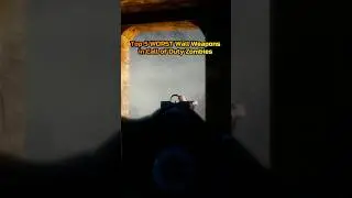 Top 5 WORST Wall Weapons in Call of Duty Zombies #shorts #gaming #top5