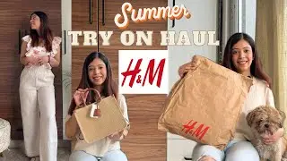 *Huge* H&M Summer haul 2024 | H&M summer tops haul | H&M trousers haul | H&M try on haul #h&mhaul