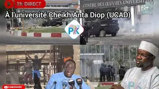 🛑Urgent _ les &eacute;tudiants de l'UCAD prennent la parole en direct...