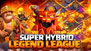 Reached LEGEND League | Super Hybrid Strong After Update | Clash of Clans 2025