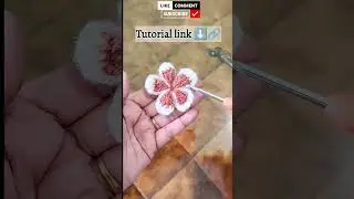 crochet flower tutorial is perfect for absolute beginners 🧶 #crochetpatterns #crochetcrosai