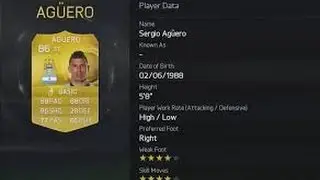 Fifa 15 Sergio Aguero Review
