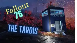 Fallout 76 Camps- The Tardis (Doctor who)