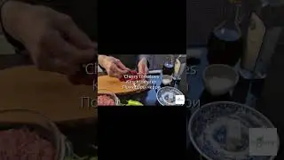 Filled bifteki with mint and ouzo | Gef&uuml;llte Bifteki mit Minze und Ouzo | My grandmothers recipe