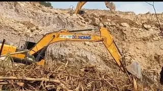 SANDSTONS MINING IN JAVA INDONESIA WITH HEAVY EQUIPMENT‼️