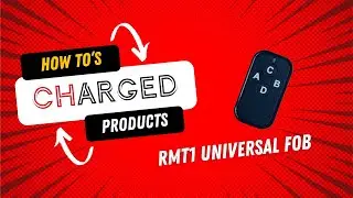 Заряженный RMT1 &mdash; универсальный пульт дистанционного управления воротами/гаражными дверями. Прогр...