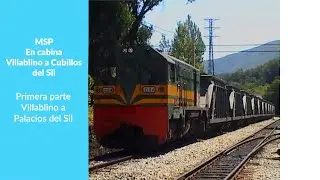 En cabina por la Línea Ponferrada-Villablino. Primera parte trayecto Villablino-Palacios del Sil.