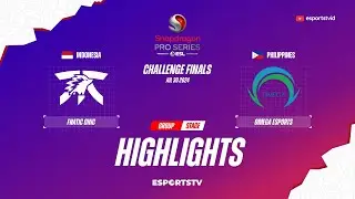 Fnatic ONIC vs Omega Esports HIGHLIGHTS SPS Season 5 Challenge Finals | OMG VS FNOC ESPORTSTV