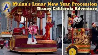 Mulan's Lunar New Year Procession during Year of the Rabbit at Disney California Adventure
