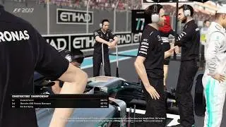 [FIRST 5 MINUTES] F1 2017 - Giovinazzi Career Mode #47: Abu Dhabi Grand Prix - 50% Race