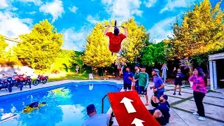 MORTAL COM A BIKE NA PISCINA * nova rampa de bmx *