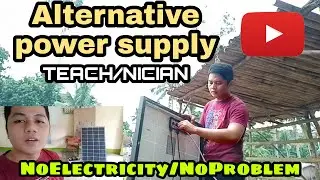 Solar Panel Installation: Teacher Technician #SchoolProject #AIPaccomplishment.