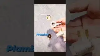 how to repair broken female thread #viral #checkvalve #electrician #plumbing