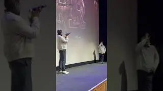 Absolute chaos as Team #RRR took the stage in front of 1600 fans in USA