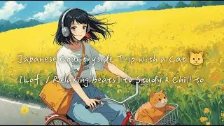 Japanese Countryside Trip with a Cat 🐱 [Lofi / Relaxing Beats] to Study & Chill to