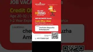 KLM Axiva Finvest Hiring Credit Officers | 12th Pass | Kerala Vacancies! #shorts #hiringnow