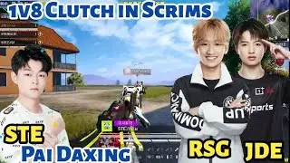 STE T2 Player 1v8 Clutch in Scrims 😳